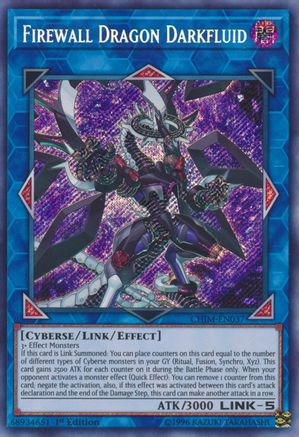 Firewall Dragon Darkfluid (CHIM-EN037) - Chaos Impact 1st Edition - Premium Yugioh Single from Konami - Just $1.21! Shop now at Game Crave Tournament Store