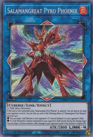 Salamangreat Pyro Phoenix (CHIM-EN039) - Chaos Impact 1st Edition - Premium Yugioh Single from Konami - Just $7.80! Shop now at Game Crave Tournament Store