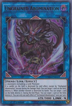 Unchained Abomination (CHIM-EN045) - Chaos Impact Unlimited - Premium Yugioh Single from Konami - Just $1.55! Shop now at Game Crave Tournament Store