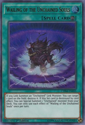 Wailing of the Unchained Souls (CHIM-EN055) - Chaos Impact 1st Edition - Premium Yugioh Single from Konami - Just $1.06! Shop now at Game Crave Tournament Store