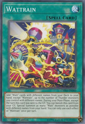 Wattrain (CHIM-EN060) - Chaos Impact 1st Edition - Premium Yugioh Single from Konami - Just $0.25! Shop now at Game Crave Tournament Store
