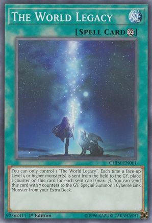 The World Legacy (CHIM-EN061) - Chaos Impact Unlimited - Premium Yugioh Single from Konami - Just $0.25! Shop now at Game Crave Tournament Store
