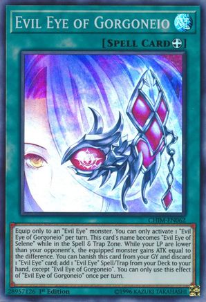 Evil Eye of Gorgoneio (CHIM-EN062) - Chaos Impact 1st Edition - Premium Yugioh Single from Konami - Just $0.26! Shop now at Game Crave Tournament Store