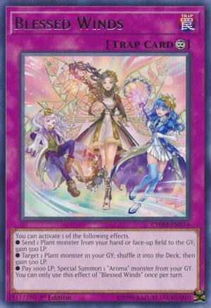 Blessed Winds (CHIM-EN074) - Chaos Impact 1st Edition - Premium Yugioh Single from Konami - Just $0.63! Shop now at Game Crave Tournament Store