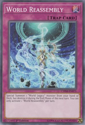 World Reassembly (CHIM-EN075) - Chaos Impact Unlimited - Premium Yugioh Single from Konami - Just $0.25! Shop now at Game Crave Tournament Store