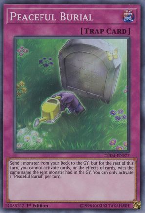 Peaceful Burial (CHIM-EN077) - Chaos Impact Unlimited - Premium Yugioh Single from Konami - Just $0.25! Shop now at Game Crave Tournament Store