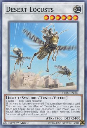 Desert Locusts (CHIM-EN082) - Chaos Impact Unlimited - Premium Yugioh Single from Konami - Just $0.25! Shop now at Game Crave Tournament Store