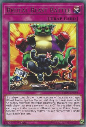 Brutal Beast Battle (CHIM-EN084) - Chaos Impact 1st Edition - Premium Yugioh Single from Konami - Just $0.25! Shop now at Game Crave Tournament Store