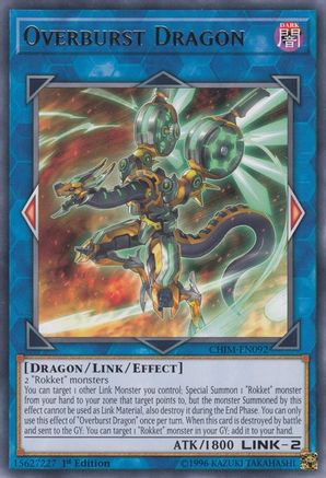 Overburst Dragon (CHIM-EN092) - Chaos Impact Unlimited - Premium Yugioh Single from Konami - Just $0.25! Shop now at Game Crave Tournament Store