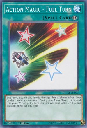 Action Magic - Full Turn (CHIM-EN093) - Chaos Impact Unlimited - Premium Yugioh Single from Konami - Just $0.25! Shop now at Game Crave Tournament Store