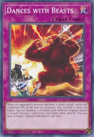 Dances with Beasts (CHIM-EN097) - Chaos Impact 1st Edition - Premium Yugioh Single from Konami - Just $0.25! Shop now at Game Crave Tournament Store