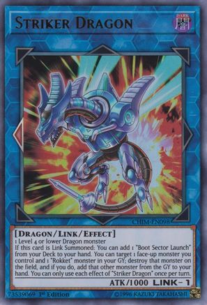 Striker Dragon (CHIM-EN098) - Chaos Impact 1st Edition - Premium Yugioh Single from Konami - Just $0.52! Shop now at Game Crave Tournament Store