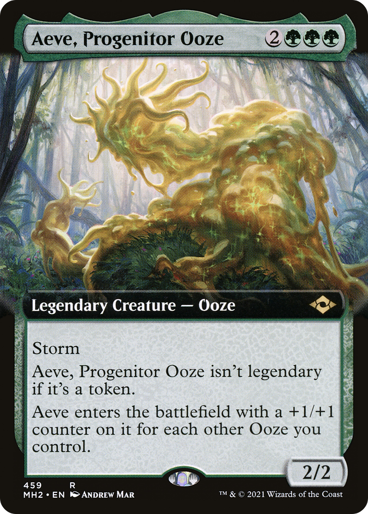 Aeve, Progenitor Ooze (MH2-459) - Modern Horizons 2: (Extended Art) - Premium MTG Single from Wizards of the Coast - Just $0.08! Shop now at Game Crave Tournament Store