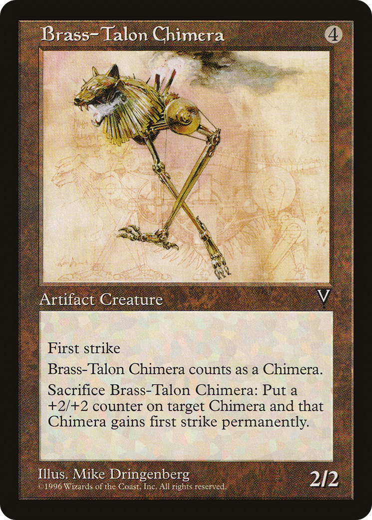 Brass-Talon Chimera (VIS-142) - Visions - Premium MTG Single from Wizards of the Coast - Just $0.08! Shop now at Game Crave Tournament Store