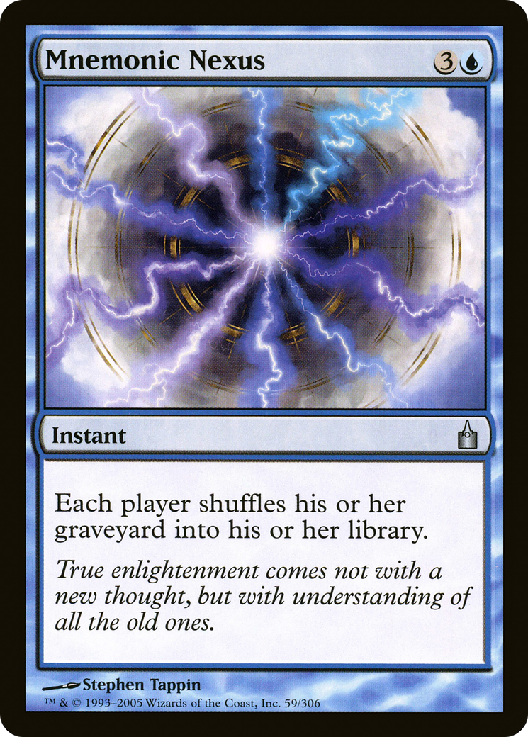 Mnemonic Nexus (RAV-059) - Ravnica: City of Guilds - Premium MTG Single from Wizards of the Coast - Just $0.08! Shop now at Game Crave Tournament Store