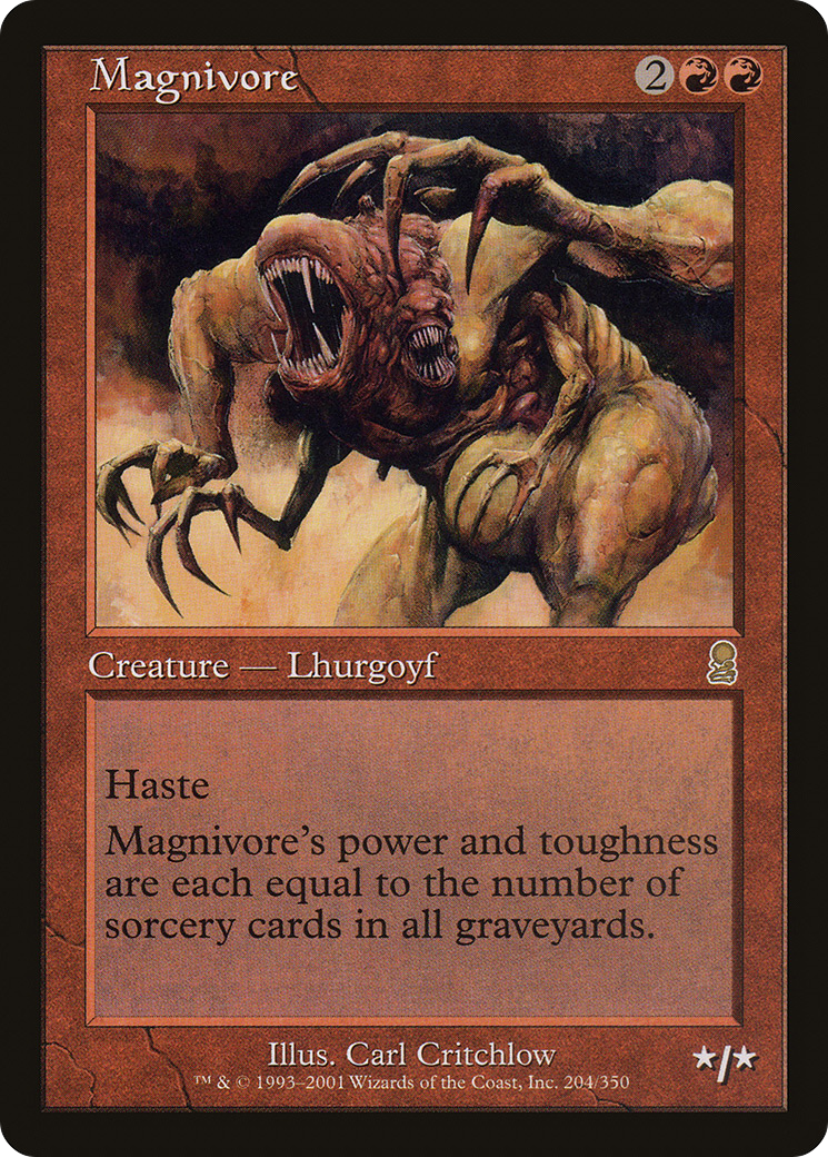 Magnivore (ODY-204) - Odyssey Foil - Premium MTG Single from Wizards of the Coast - Just $4.80! Shop now at Game Crave Tournament Store