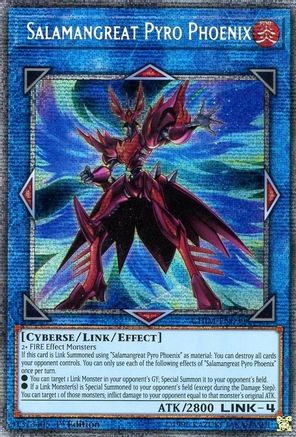 Salamangreat Pyro Phoenix (Starlight Rare) (CHIM-EN039) - Chaos Impact 1st Edition - Premium Yugioh Single from Konami - Just $18.71! Shop now at Game Crave Tournament Store