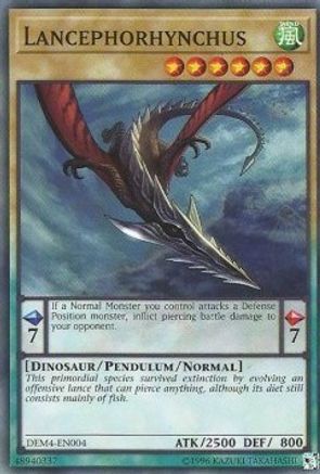 Lancephorhynchus (DEM4-EN004) - Advanced Demo Deck Extra Pack Unlimited - Premium Yugioh Single from Konami - Just $0.39! Shop now at Game Crave Tournament Store