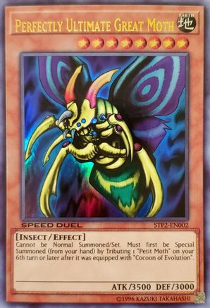 Perfectly Ultimate Great Moth (STP2-EN002) - Speed Duel: Tournament Pack 2 Unlimited - Premium Yugioh Single from Konami - Just $15.98! Shop now at Game Crave Tournament Store