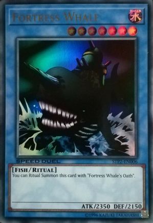 Fortress Whale (STP2-EN006) - Speed Duel: Tournament Pack 2 Unlimited - Premium Yugioh Single from Konami - Just $53.59! Shop now at Game Crave Tournament Store