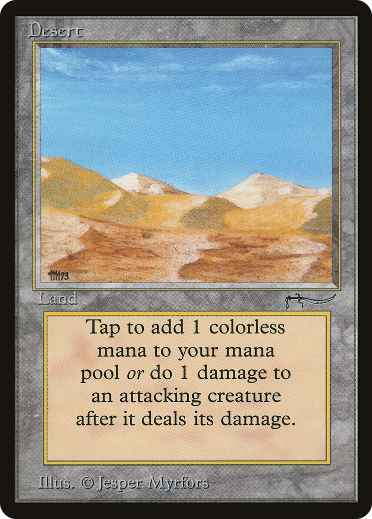 Desert (ARN-072) - Arabian Nights - Premium MTG Single from Wizards of the Coast - Just $3.31! Shop now at Game Crave Tournament Store
