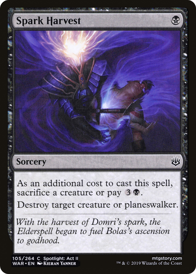 Spark Harvest (WAR-105) - War of the Spark - Premium MTG Single from Wizards of the Coast - Just $0.08! Shop now at Game Crave Tournament Store