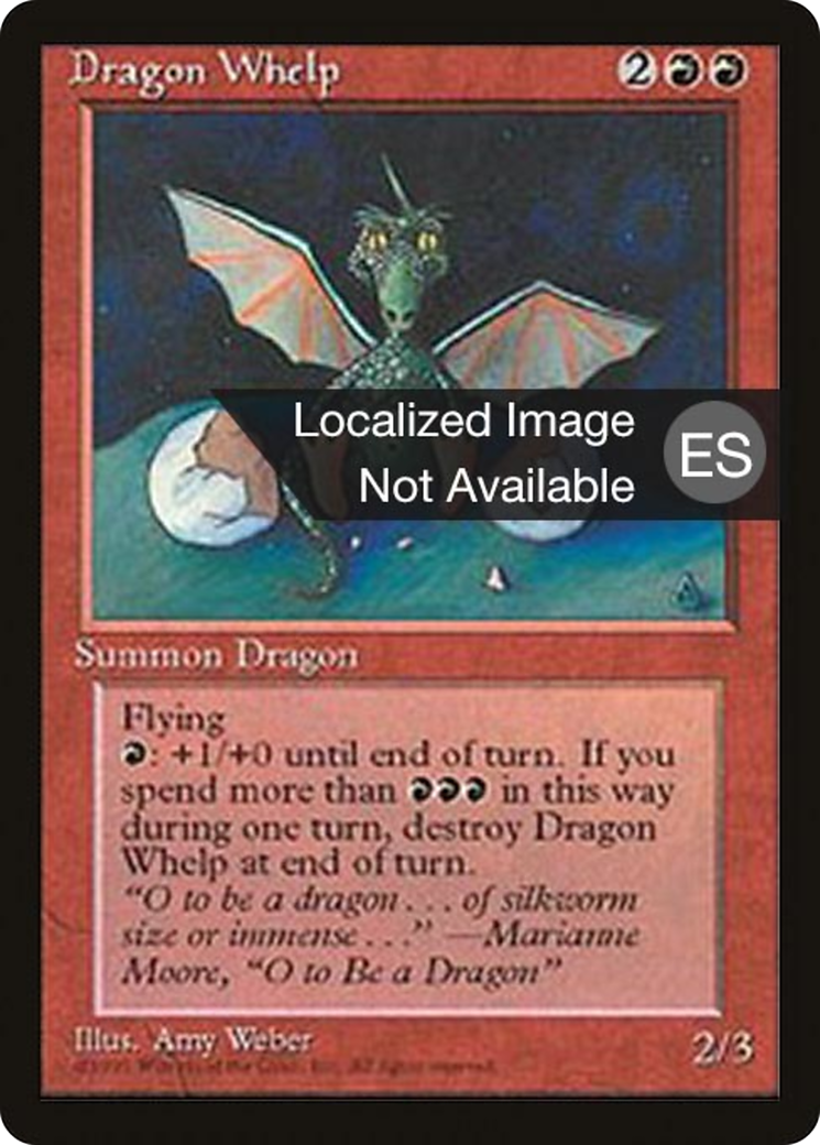Dragon Whelp (4BB-186) - Fourth Edition Foreign Black Border - Premium MTG Single from Wizards of the Coast - Just $2.40! Shop now at Game Crave Tournament Store
