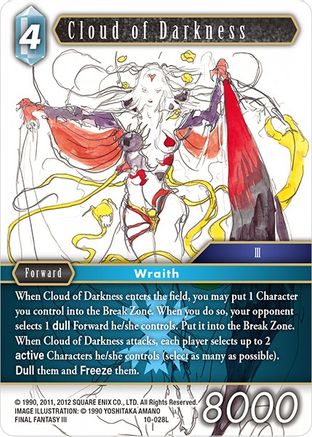 Cloud of Darkness (OPUS X) Foil - Premium Final Fantasy Single from Opus X - Just $1.84! Shop now at Game Crave Tournament Store