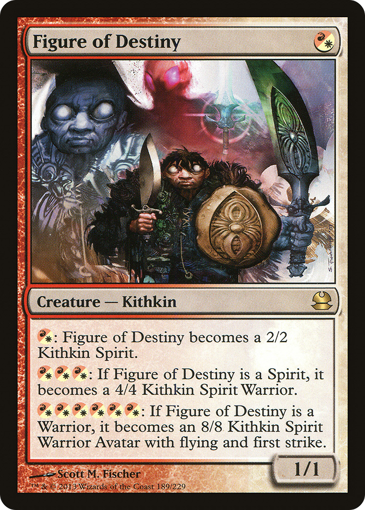 Figure of Destiny (MMA-189) - Modern Masters - Premium MTG Single from Wizards of the Coast - Just $0.09! Shop now at Game Crave Tournament Store