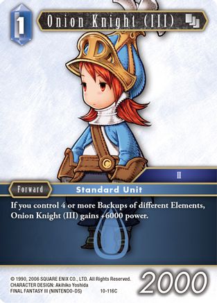 Onion Knight (III) - 10-116C (Refia) (OPUS X) Foil - Premium Final Fantasy Single from Opus X - Just $0.25! Shop now at Game Crave Tournament Store