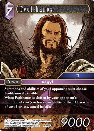 Feolthanos (OPUS X) Foil - Premium Final Fantasy Single from Opus X - Just $12.15! Shop now at Game Crave Tournament Store