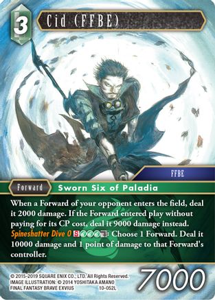 Cid (FFBE) (OPUS X) Foil - Premium Final Fantasy Single from Opus X - Just $9.20! Shop now at Game Crave Tournament Store