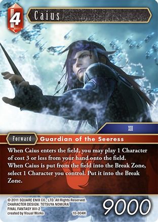 Caius (OPUS X) Foil - Premium Final Fantasy Single from Opus X - Just $1.22! Shop now at Game Crave Tournament Store