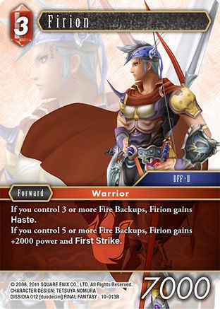 Firion (OPUS X) Foil - Premium Final Fantasy Single from Opus X - Just $0.25! Shop now at Game Crave Tournament Store