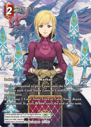 Lusse (Full Art) (OPUS X) Foil - Premium Final Fantasy Single from Opus X - Just $8.48! Shop now at Game Crave Tournament Store