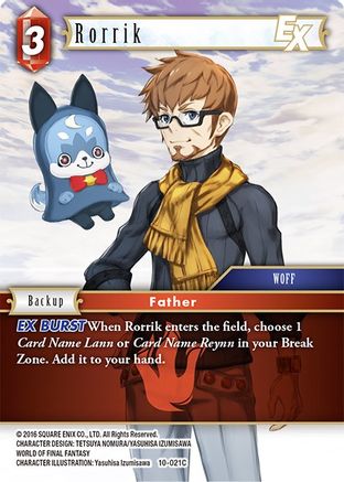 Rorrik EX (OPUS X) - Premium Final Fantasy Single from Opus X - Just $0.25! Shop now at Game Crave Tournament Store