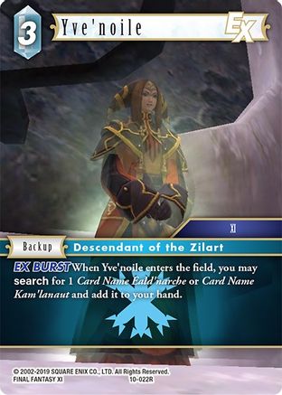 Yve'noile EX (OPUS X) - Premium Final Fantasy Single from Opus X - Just $0.25! Shop now at Game Crave Tournament Store
