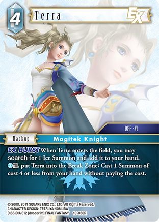 Terra EX (OPUS X) Foil - Premium Final Fantasy Single from Opus X - Just $1.21! Shop now at Game Crave Tournament Store