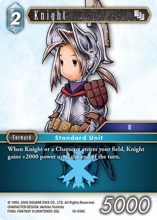 Knight (Luneth) (OPUS X) - Premium Final Fantasy Single from Opus X - Just $0.25! Shop now at Game Crave Tournament Store
