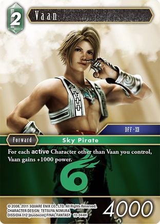 Vaan (OPUS X) Foil - Premium Final Fantasy Single from Opus X - Just $0.25! Shop now at Game Crave Tournament Store