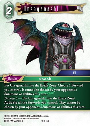 Unsaganashi (OPUS X) - Premium Final Fantasy Single from Opus X - Just $0.25! Shop now at Game Crave Tournament Store