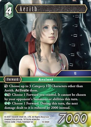 Aerith (OPUS X) Foil - Premium Final Fantasy Single from Opus X - Just $1.05! Shop now at Game Crave Tournament Store