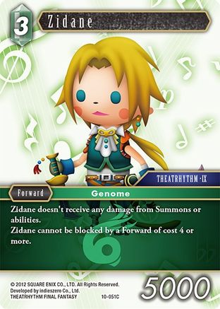 Zidane (OPUS X) Foil - Premium Final Fantasy Single from Opus X - Just $0.25! Shop now at Game Crave Tournament Store