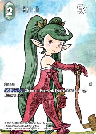 Sylph EX (Full Art) (OPUS X) Foil - Premium Final Fantasy Single from Opus X - Just $8.20! Shop now at Game Crave Tournament Store