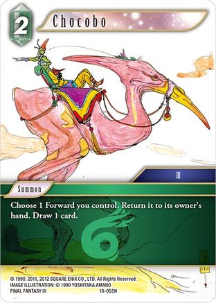 Chocobo (OPUS X) Foil - Premium Final Fantasy Single from Opus X - Just $1.92! Shop now at Game Crave Tournament Store