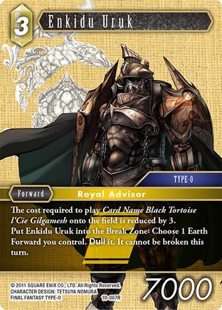 Enkidu Uruk (OPUS X) Foil - Premium Final Fantasy Single from Opus X - Just $0.52! Shop now at Game Crave Tournament Store