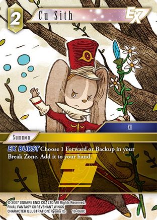 Cu Sith EX (OPUS X) Foil - Premium Final Fantasy Single from Opus X - Just $4.13! Shop now at Game Crave Tournament Store