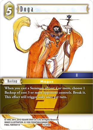Doga (OPUS X) Foil - Premium Final Fantasy Single from Opus X - Just $0.37! Shop now at Game Crave Tournament Store