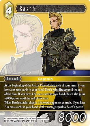 Basch (OPUS X) - Premium Final Fantasy Single from Opus X - Just $0.25! Shop now at Game Crave Tournament Store