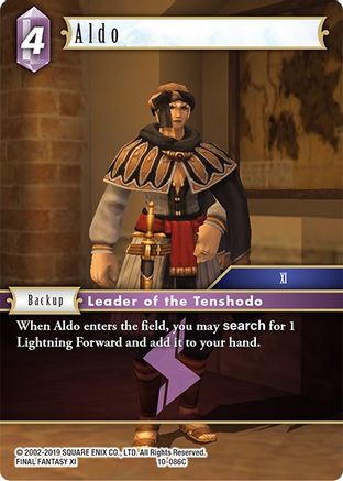 Aldo (OPUS X) Foil - Premium Final Fantasy Single from Opus X - Just $2.84! Shop now at Game Crave Tournament Store